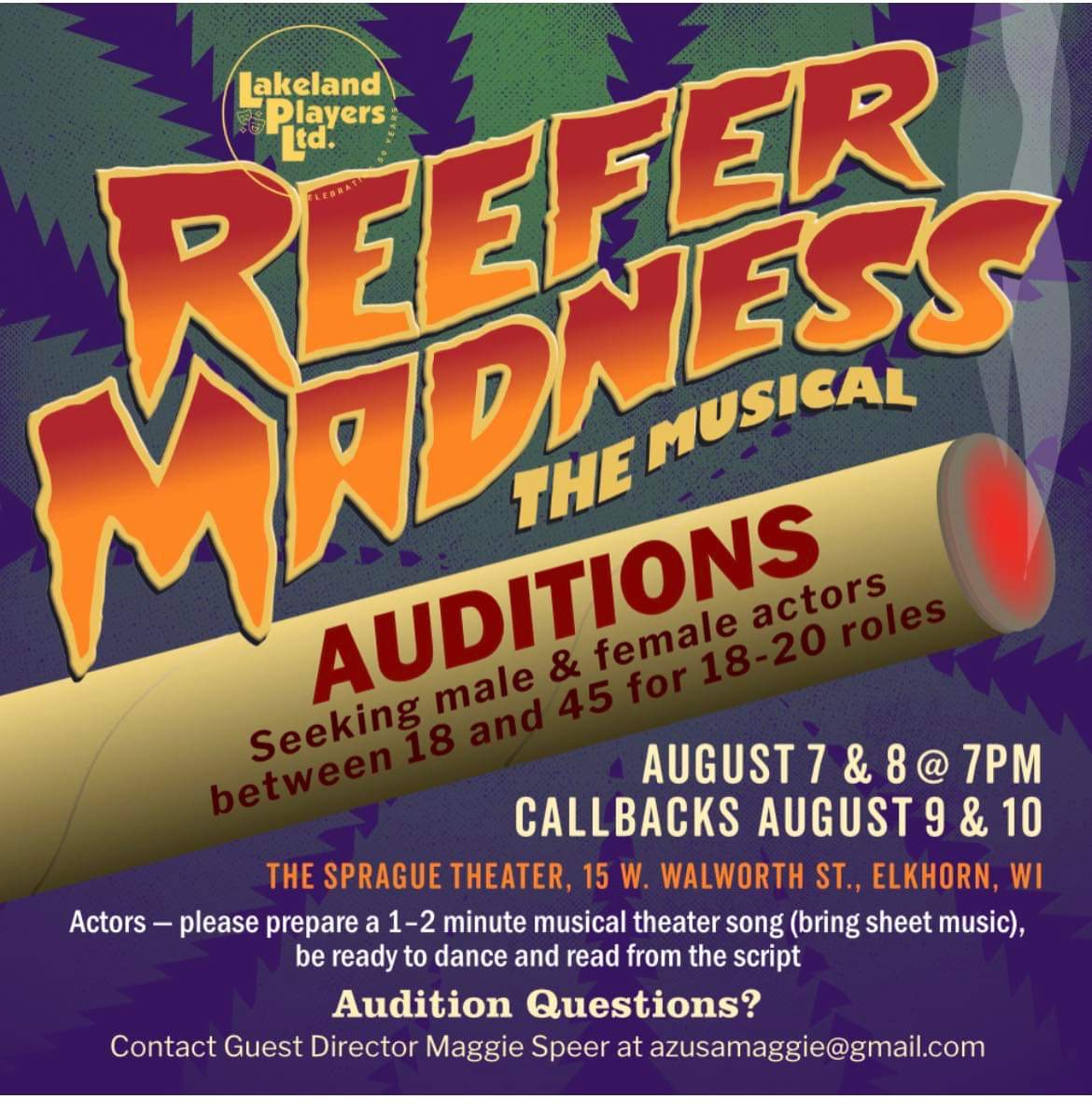 Upcoming Auditions Lakeland Players Ltd 